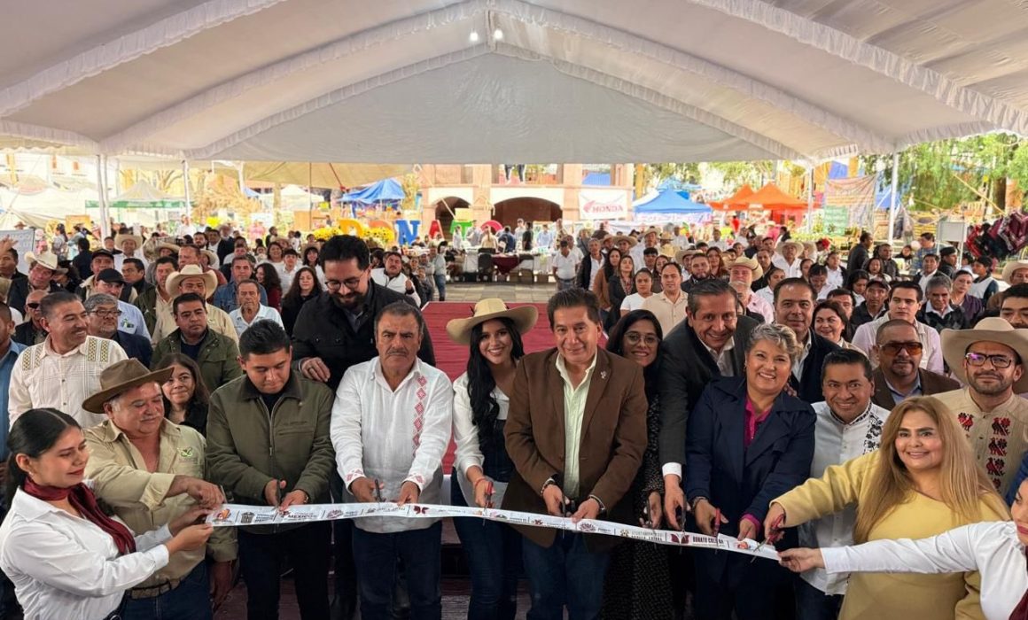 Inauguran la Cuarta Edición de la Feria de la Trucha y el Aguacate en Donato Guerra con actividades culturales y música regional