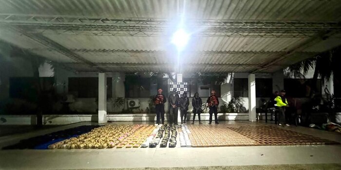 Incautan 494 kilos de cocaína y marihuana en operación conjunta en Punta Gallinas: tres detenidos