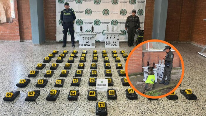 Incautan más de 84 kilos de marihuana ocultos en transformadores en aeropuerto El Dorado