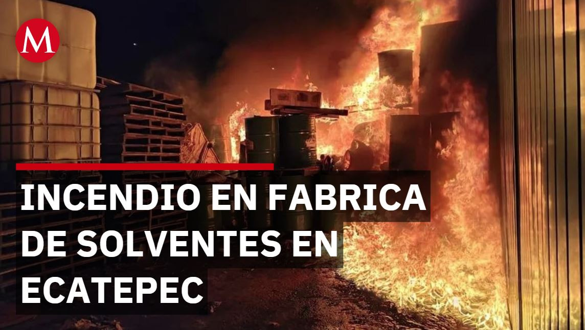 ¡Incendio en Ecatepec! La sorprendente historia detrás de la fábrica de pinturas en llamas