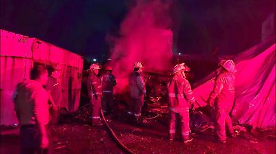 Incendio en chatarrera de San Mateo Atenco provoca daños materiales sin afectar a personas