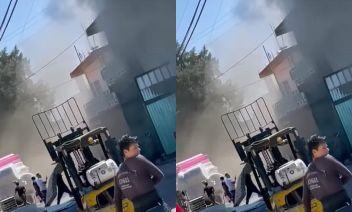 Incendio en fábrica de colchones en Ecatepec moviliza a bomberos y pone en alerta a la comunidad