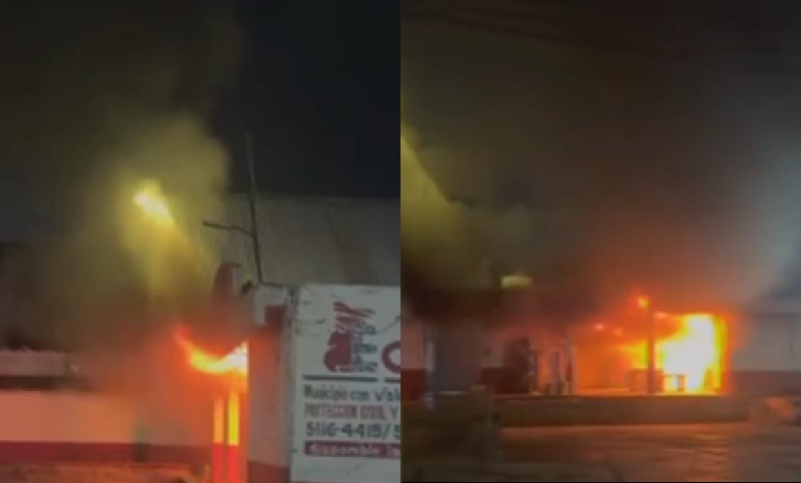 Incendio en mercado de Ecatepec genera alarma, bomberos controlan el fuego sin víctimas