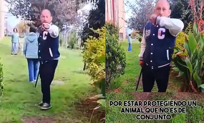 Incidente en Suba: Hombre amenaza con matar perro comunitario y provoca reacción de un trabajador que fue intimidado
