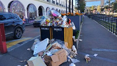 Incrementa la acumulación de basura en Toluca por la afluencia a la Feria del Alfeñique 2025