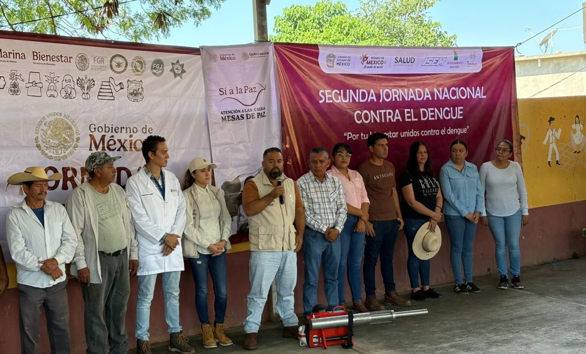 Inicia en Tlatlaya campaña de limpieza para prevenir el dengue y salvaguardar a la comunidad