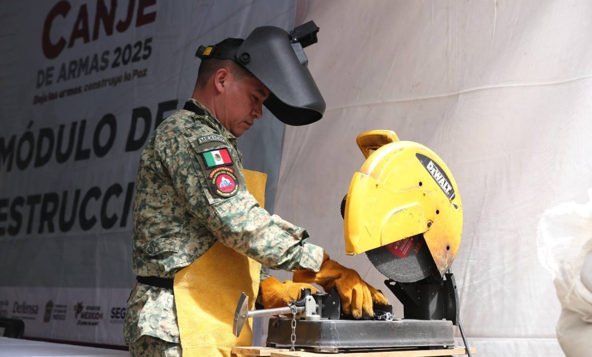 Inicia en Toluca el programa de canje de armas para reducir la violencia