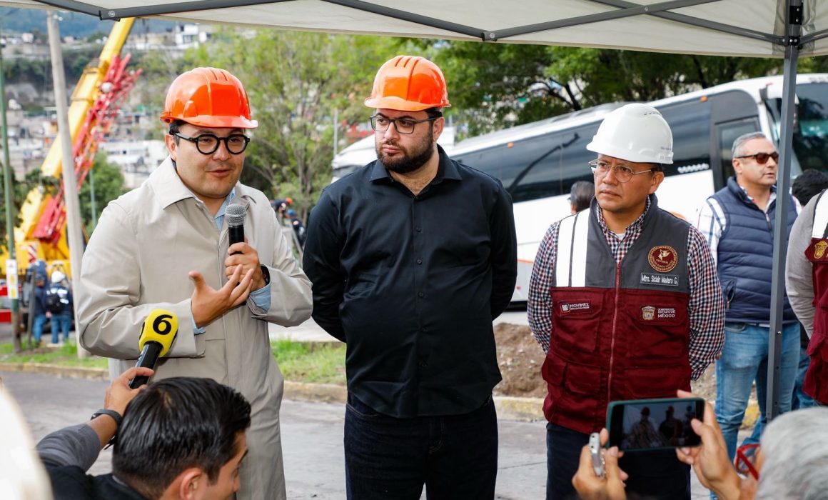 Inicia la construcción de la Línea 3 del Mexicable en Naucalpan, una vía que transformará la movilidad local
