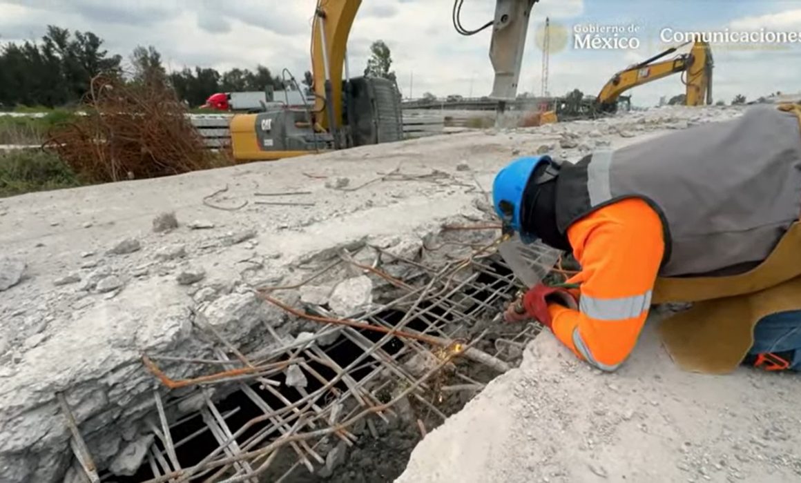 Inicia la reconstrucción de los puentes Alameda Oriente en Toluca para mejorar la movilidad y la seguridad