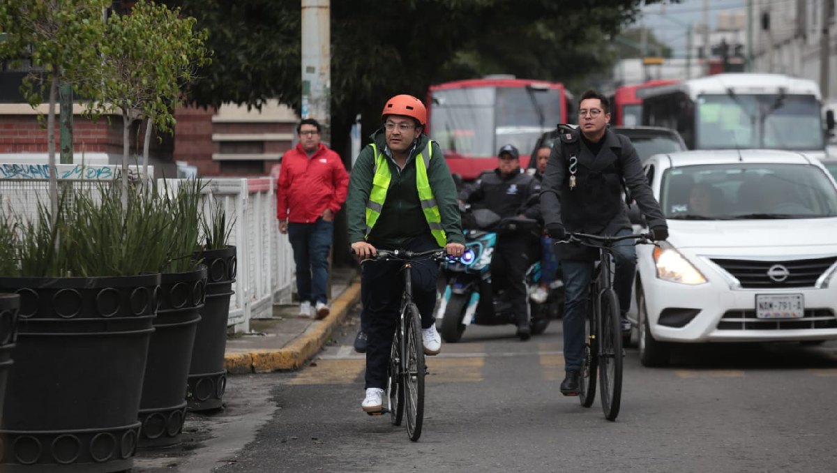 Inicia la segunda etapa de la ciclovía en avenida Isidro Fabela, Toluca, con inversión y diálogo social