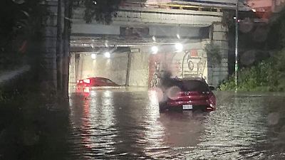 Intensas lluvias causan graves daños y bloqueos en el Valle de México