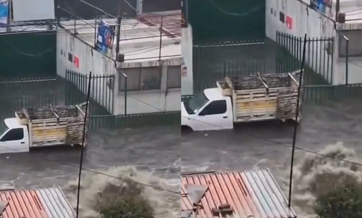 Inundaciones en Atizapán: hogares y autos sumergidos por las fuertes lluvias