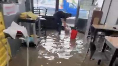 Inundaciones en Calimaya por falta de drenaje cierran negocios y generan pérdidas