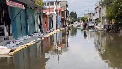 Inundaciones en Chalco generan preocupación y problemas en Culturas de México y Jacalones