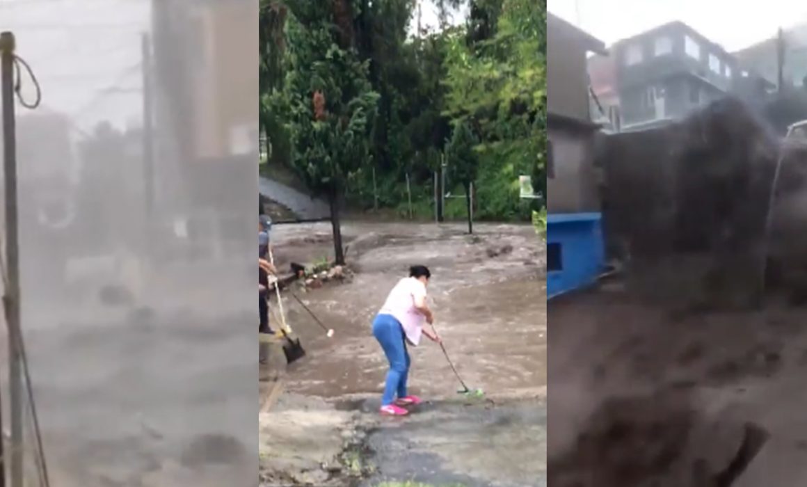 Inundaciones en Tulpetlac y Ecatepec por lluvias históricas en el Valle de México