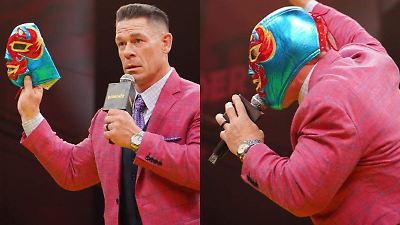 John Cena se transforma en 'Juan Cena' con máscara de lucha libre mexicana en CCXP México 2025