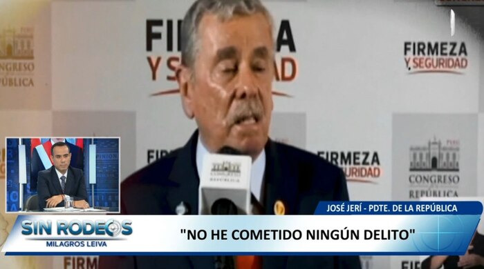 José Jerí afirma que la vacancia presidencial es el procedimiento constitucional válido en Perú