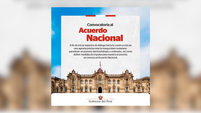 José Jerí destaca seguridad, elecciones e inversión como pilares de su gobierno en reunión del Acuerdo Nacional