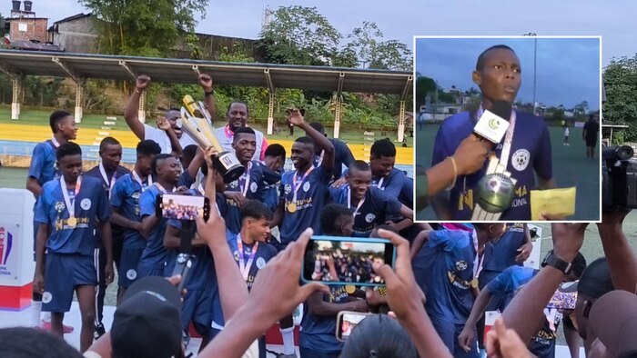 Joven futbolista en Chocó promete enviar dinero a su madre con premio del torneo Copa Colonia
