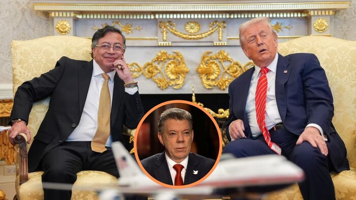 Juan Manuel Santos apoya encuentro entre Gustavo Petro y Donald Trump por su potencial diplomático