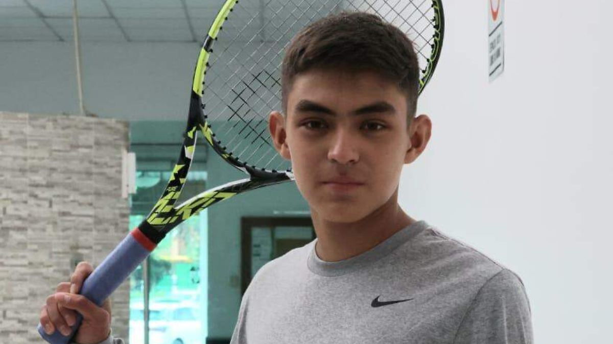 Juan Pablo Barriga, el tenista mexiquense con oportunidad de participar en un Challenger ATP en Metepec