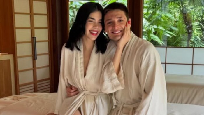 Kenia Os revela detalles de su viaje de ensueño con Peso Pluma durante su primer aniversario