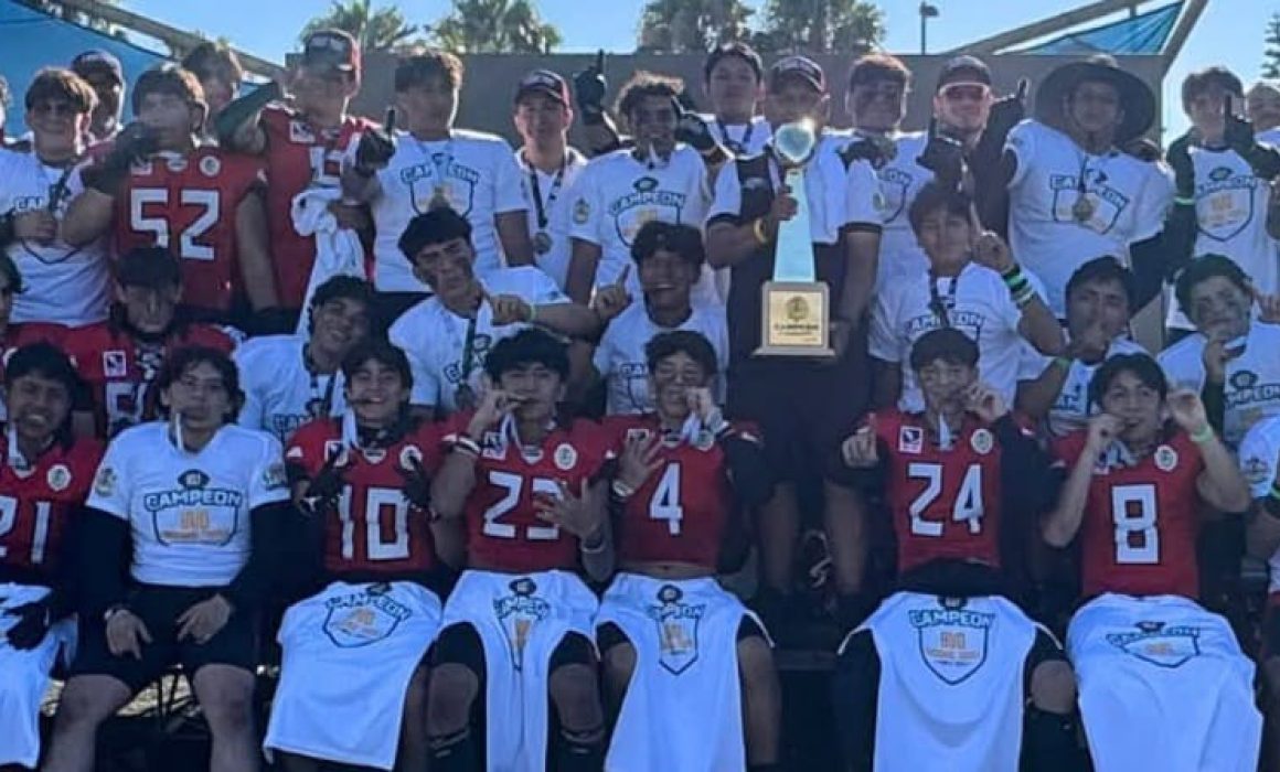 La Liga Mexiquense de Fútbol Americano conquista su quinto campeonato nacional U17 en Tijuana