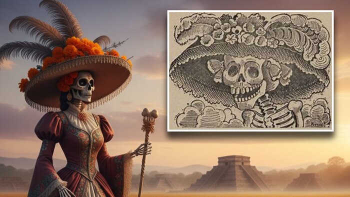 La historia de La Catrina: de crítica social a símbolo nacional del Día de Muertos