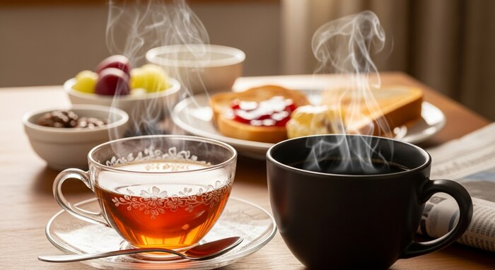 La leche de vaca, responsable de la hinchazón después de tomar té o café, advierte una experta en salud