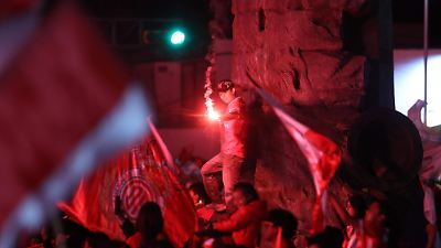 La pasión por el Toluca enciende la Glorieta del Águila por el campeonato de los Diablos