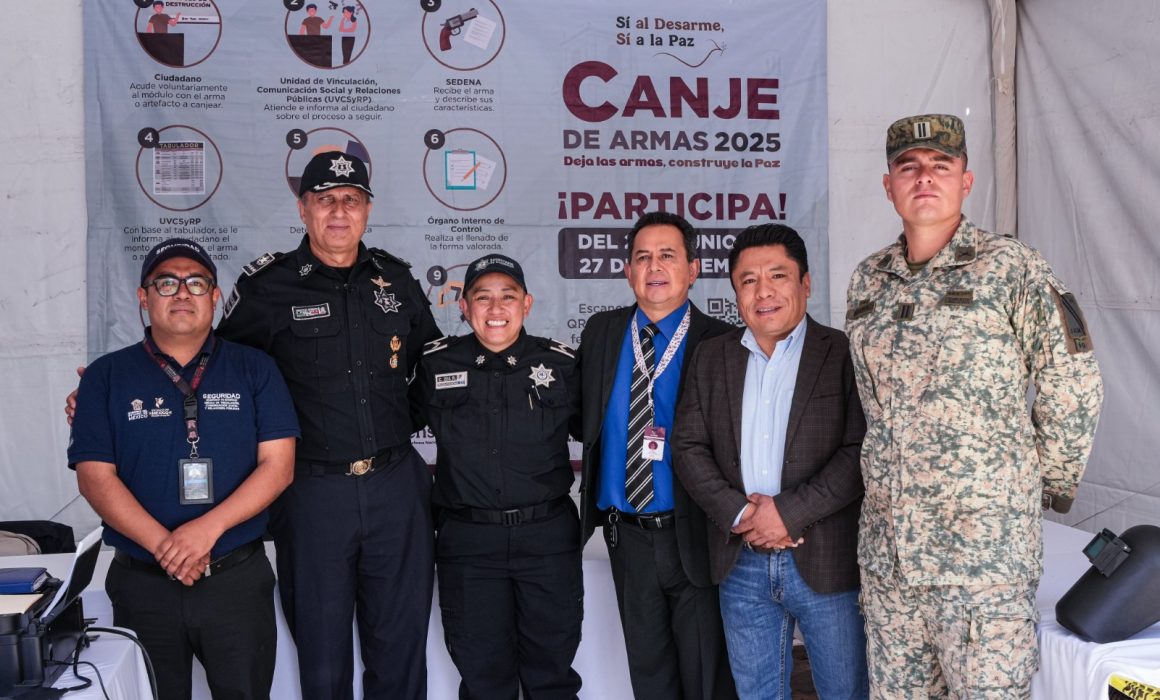 Lanzan en Los Reyes La Paz el programa de Canje de Armas 2025 para fortalecer la paz social