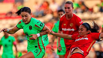 Las Diablas mantienen el invicto y resisten en la frontera con empate sin goles