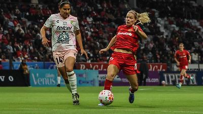 Le Sommer logra un golazo y Toluca Femenil mantiene invicto en casa frente a León
