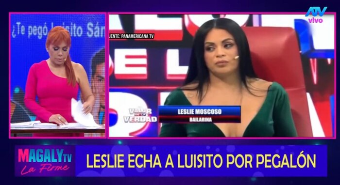 Leslie Moscoso revela el pasado de violencia con Luis Sánchez y Magaly Medina cuestiona su reconciliación