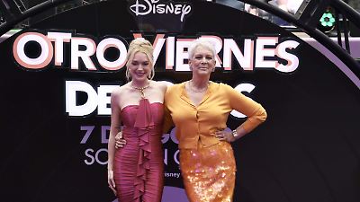 Lindsay Lohan y Jamie Lee Curtis desatan entusiasmo y rebeldía en la promoción de 'Otro viernes de locos' en la Ciudad de México