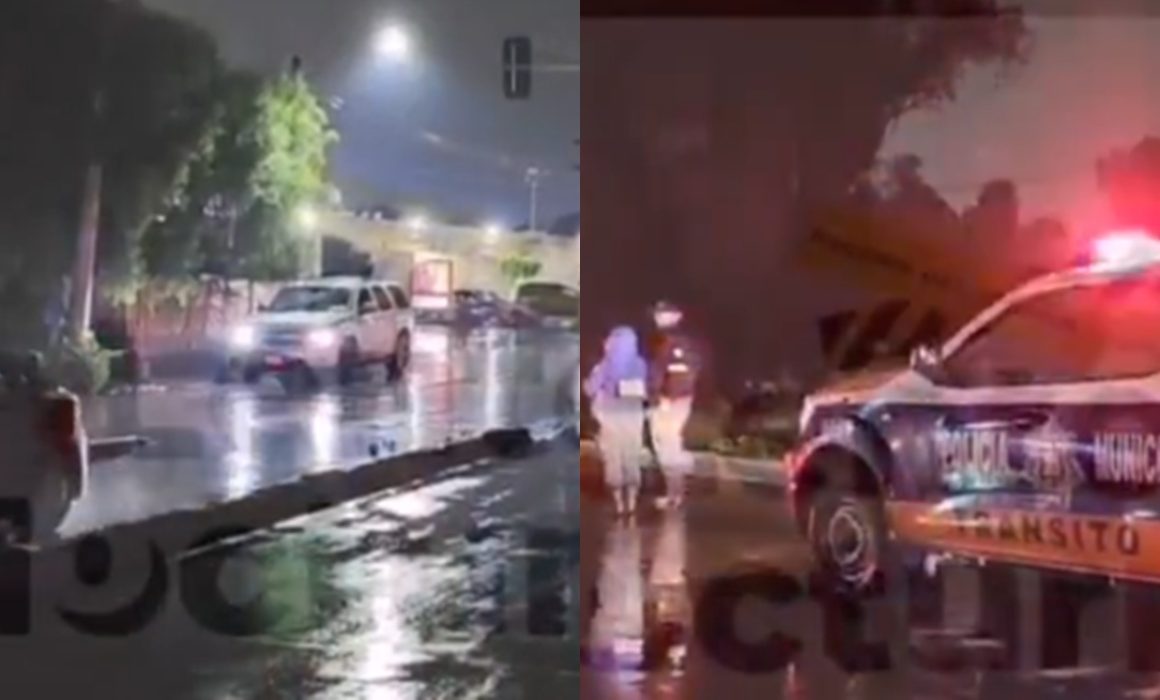 Lluvias en Ecatepec provocan muerte de motociclista y causan afectaciones en el Valle de México