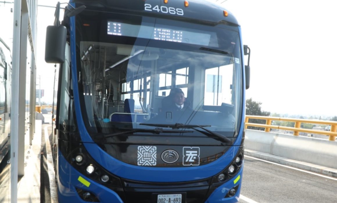 Lluvias obligan a cambiar ruta del Trolebús Chalco-Santa Martha