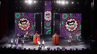 Los Caligaris desatan euforia y color en un vibrante show en la Arena Ciudad de México