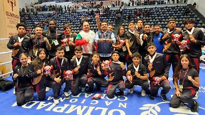 Los boxeadores del Edomex triunfan en la Olimpiada Nacional 2025 con 13 medallas