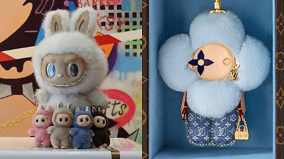 Louis Vuitton lanza exclusivos colgantes de lujo inspirados en los Labubu para competir con Pop Mart