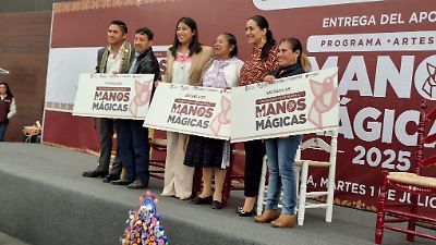 Más de 500 artesanos del Valle de Toluca reciben apoyo económico del programa ‘Manos Mágicas’ 2025
