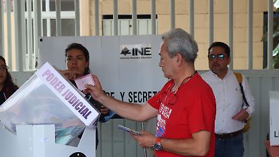 Más del 95% de casillas instaladas en elección judicial, informa el INE