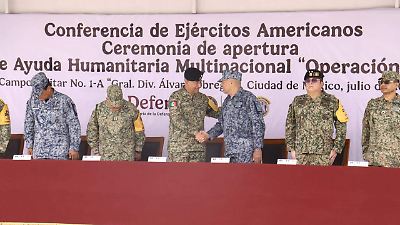 México lidera ejercicio internacional de ayuda humanitaria con ejércitos de 19 países