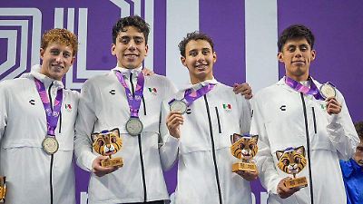 México suma preseas en natación en los Juegos Panamericanos Júnior en Asunción 2025