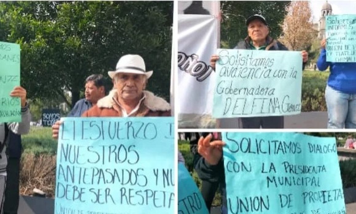 Manifestantes en Chimalhuacán denuncian expropiación y violación de sus derechos de propiedad
