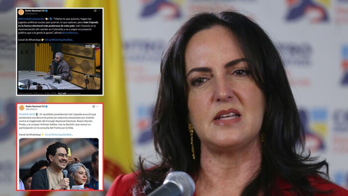 María Fernanda Cabal cuestiona a Radio Nacional de Colombia por falta de equilibrio informativo en medio del debate electoral