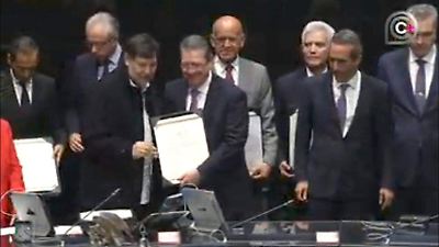 Marco Mena, nuevo cónsul general de México en San Francisco, tras toma de protesta en el Senado