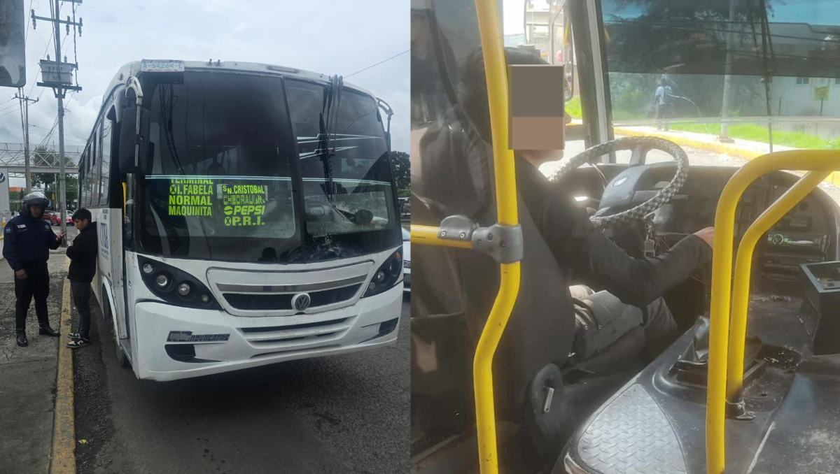 Menor de edad condujo camión de pasajeros en Toluca; unidad fue asegurada por autoridades