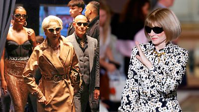 Meryl Streep y Anna Wintour unen moda y cine en histórico encuentro en Milán