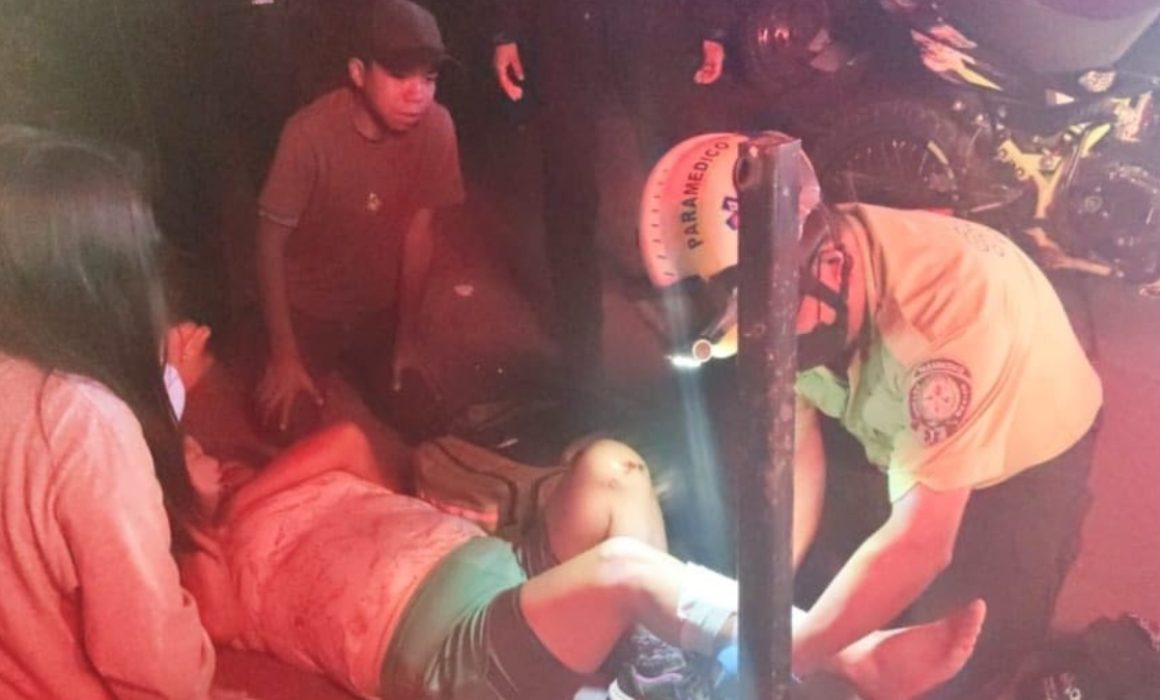 Motociclista atropella a 3 mujeres en Ecatepec y es detenido